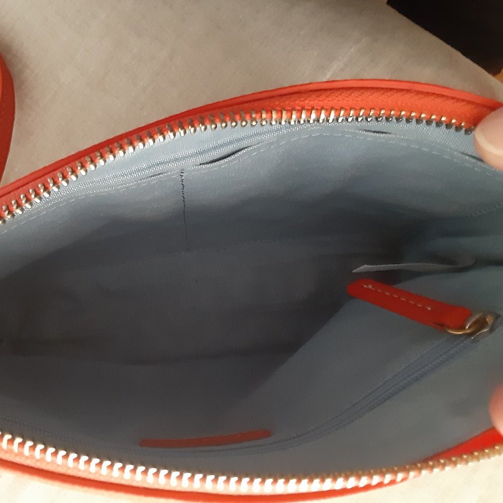 Talbots Straw & Leather Crossbody - Picture 4 of 6